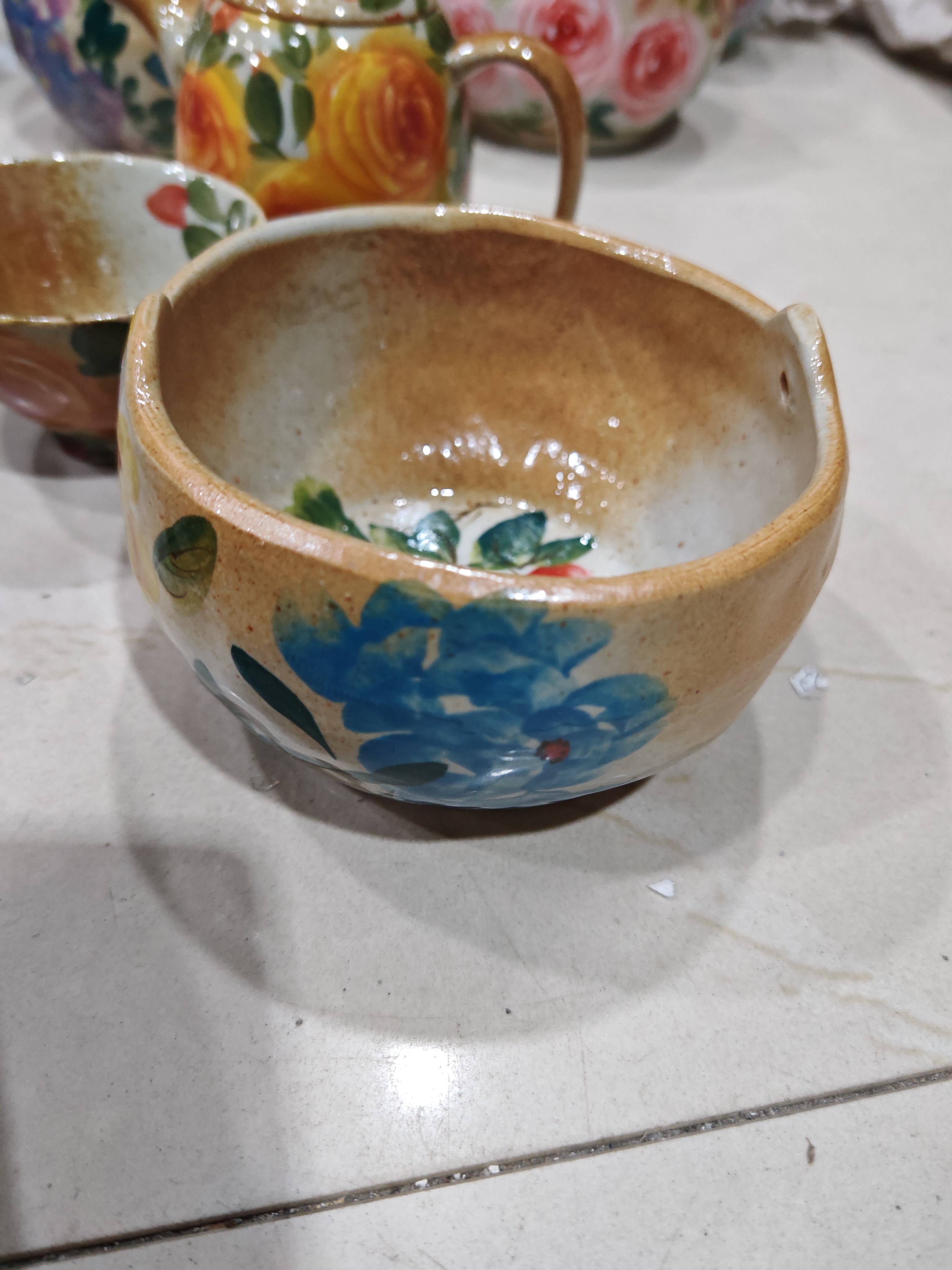 景德镇手工手绘茶壶