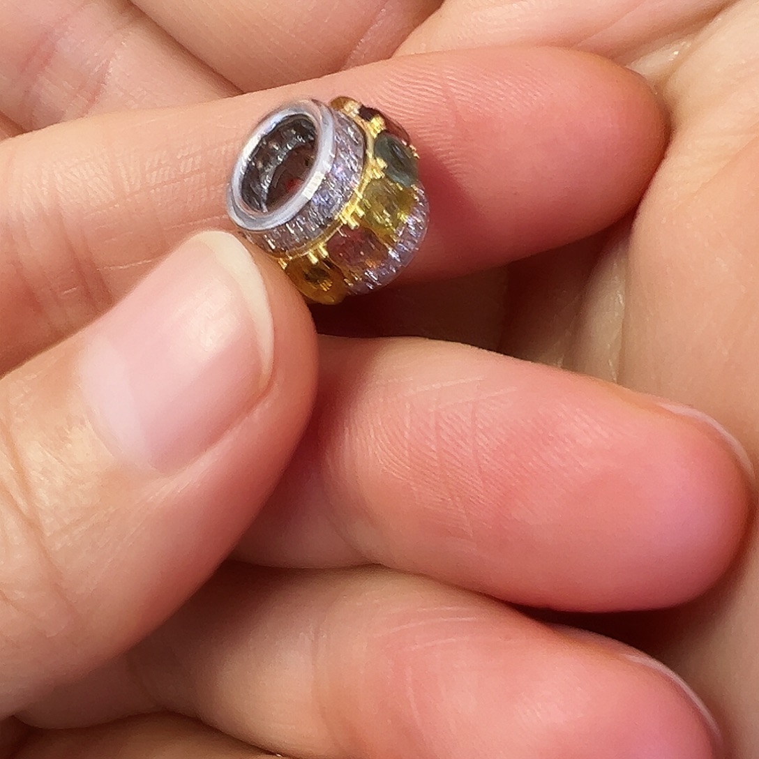 碧玺颈饰银S925镶嵌