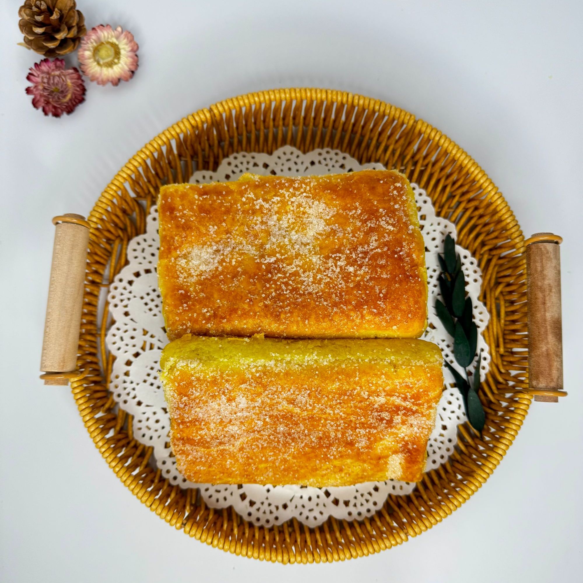 西北特色清真白糖方饼五个装