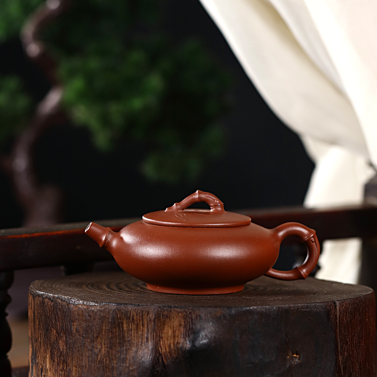 王冬萍全手工制《虚竹居士》黄龙山原矿底槽清大拍同款