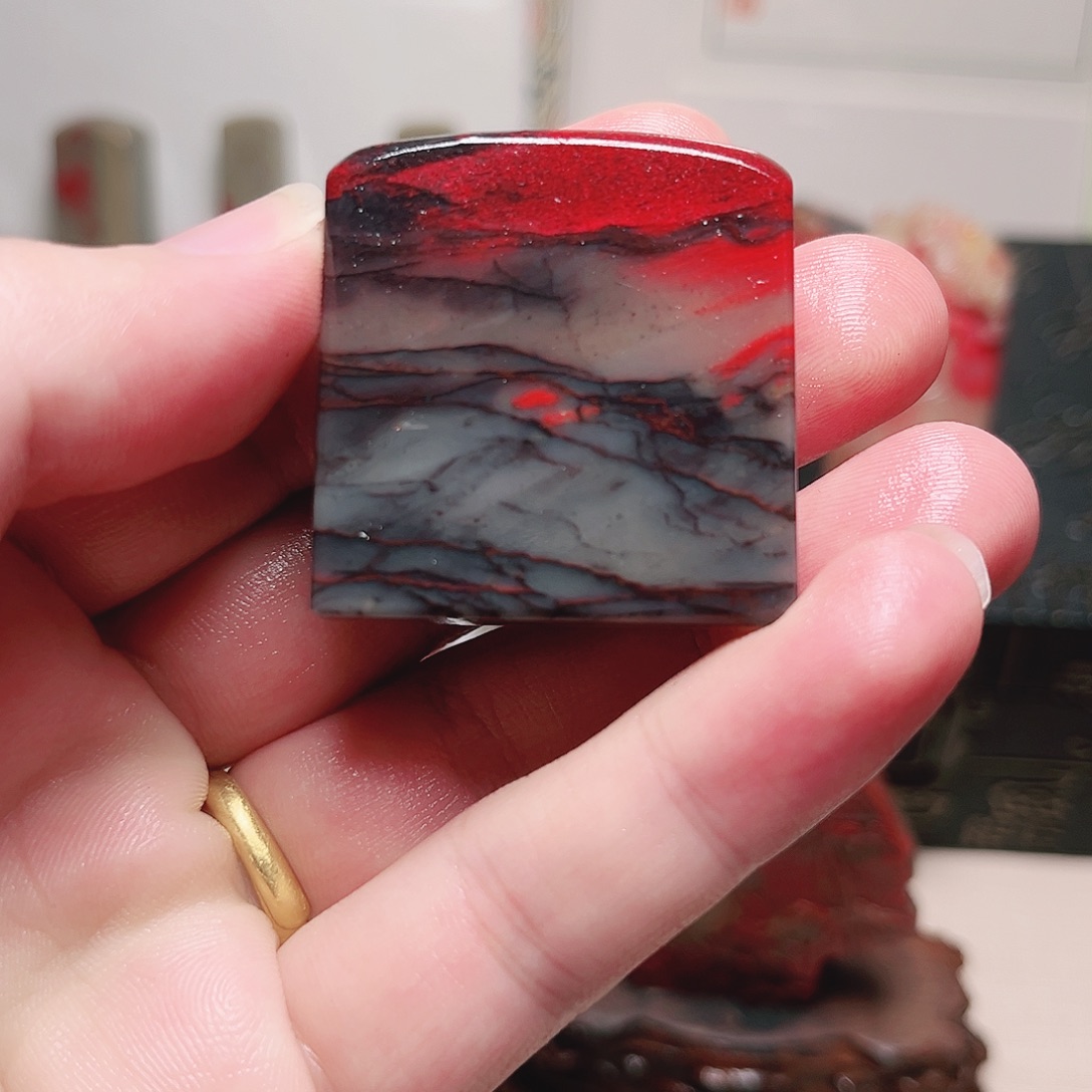 印石昌化石天花板刘关张闲章