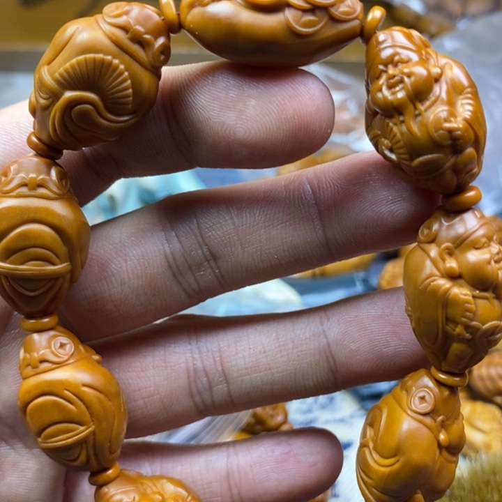 橄榄核手串/手链橄榄核雕工艺手串