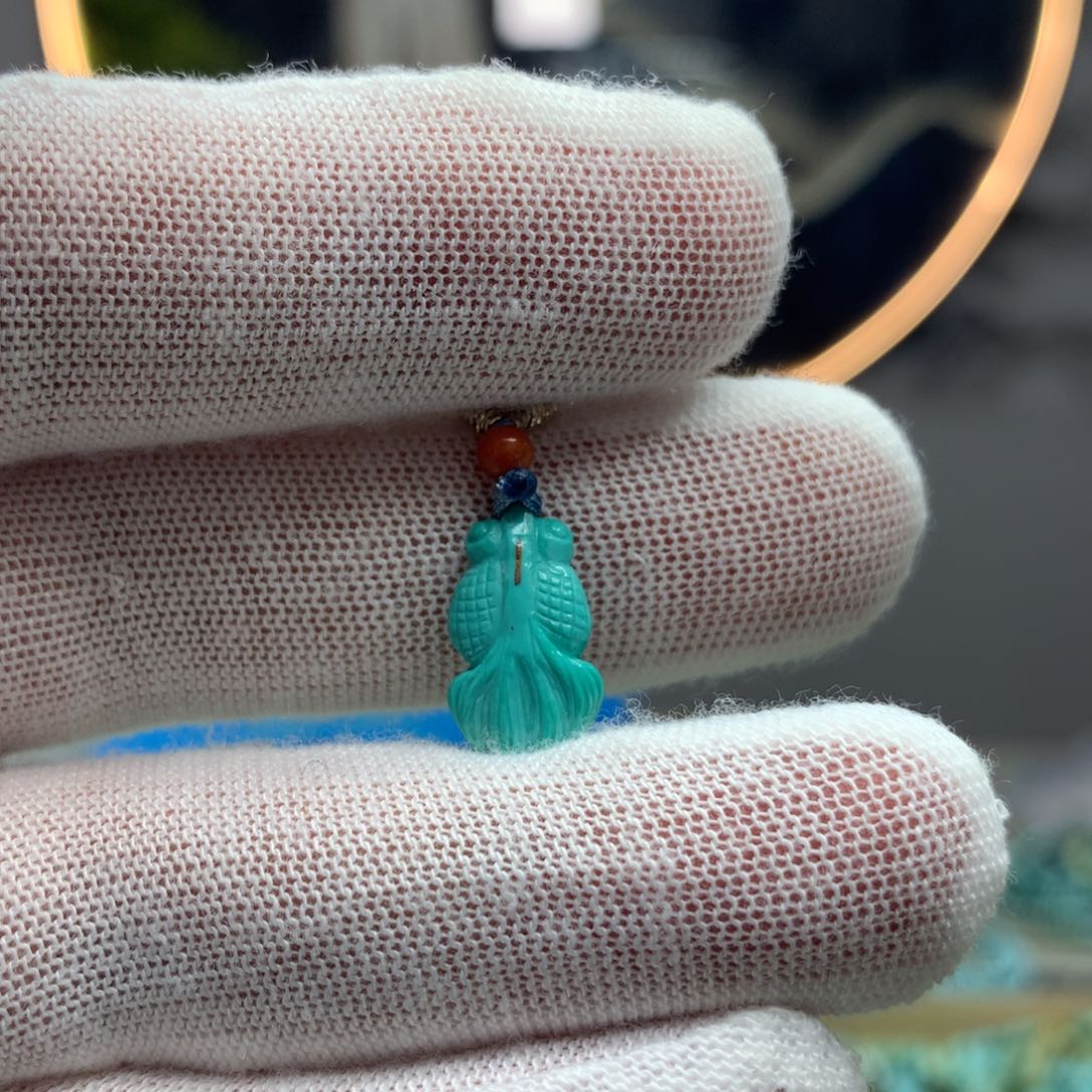 绿松石挂件未镶嵌