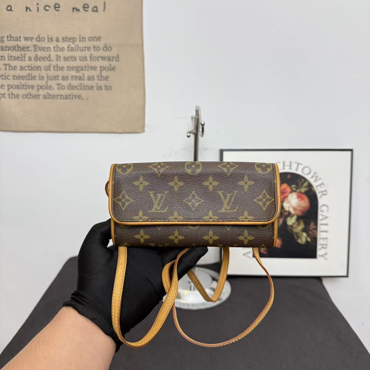 95新 LouisVuitton/路易威登 古登中古/lv信封包/斜跨包/单肩包