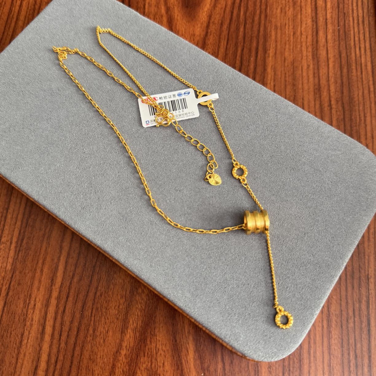 铜合金项链 小蛮腰气质流苏女简约项链