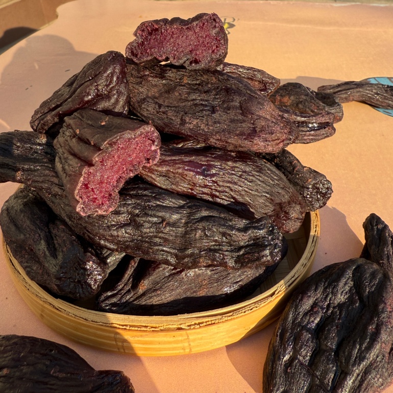 紫薯干    整根带皮 无糖无添加软糯全皮紫薯干 减肥低脂代餐