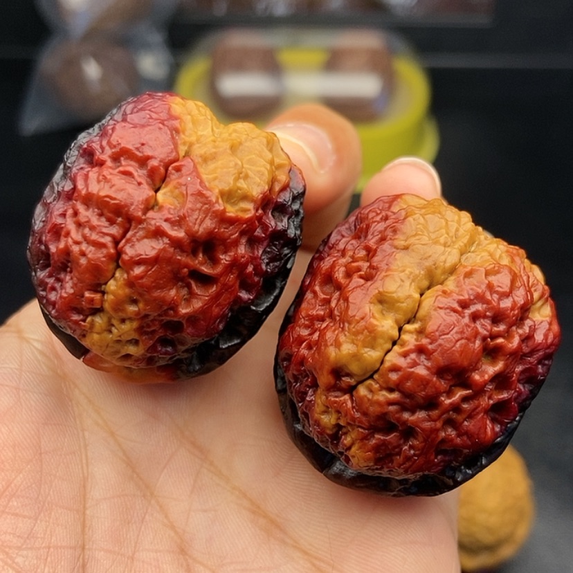 【闪购商品】把件文玩核桃40尺老蟾头