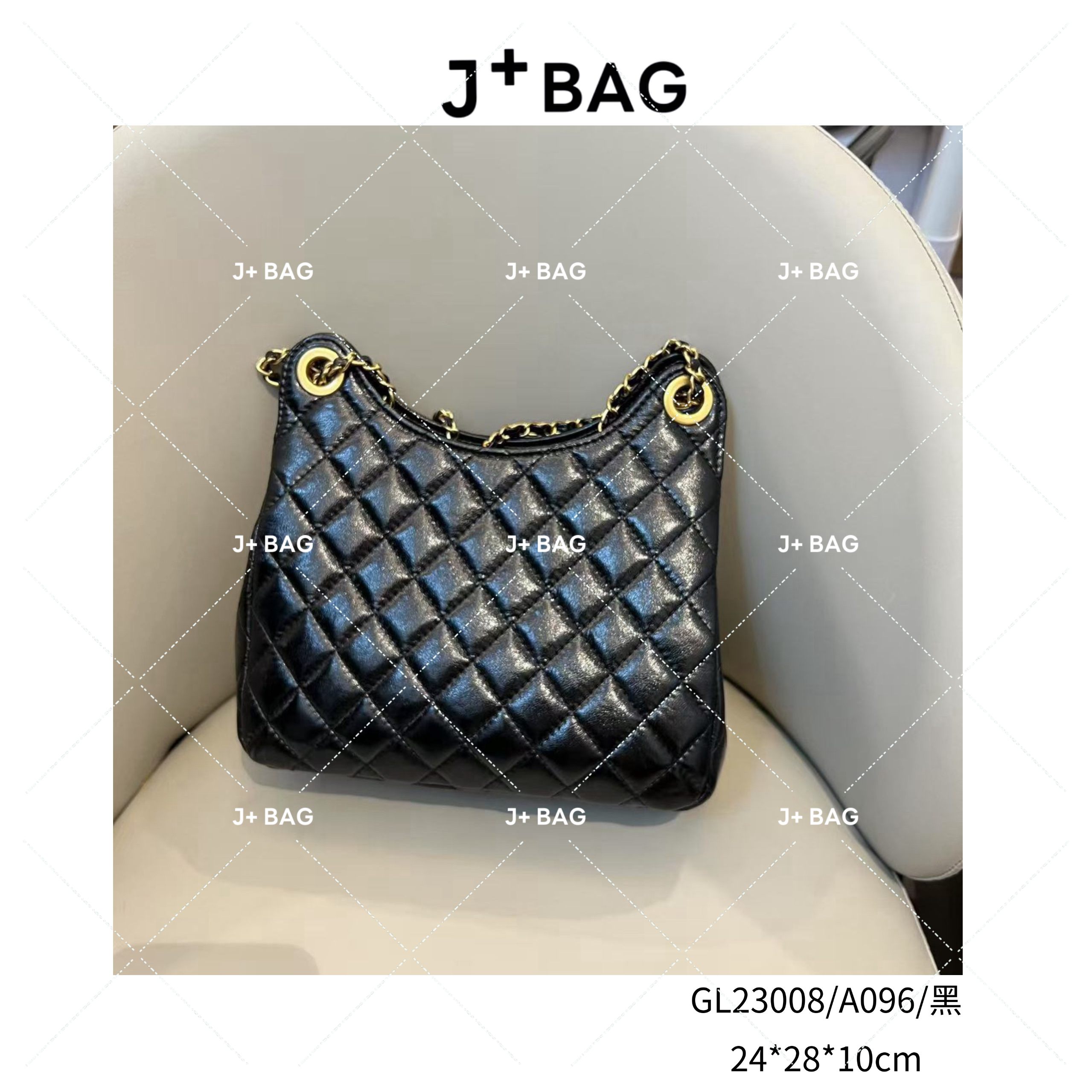 A096/GL23008/天猫精灵hobo油腊皮黑简家时袋时尚女士斜挎单肩包