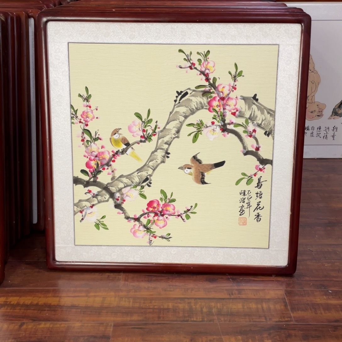 国画带框尺寸63*63厘米