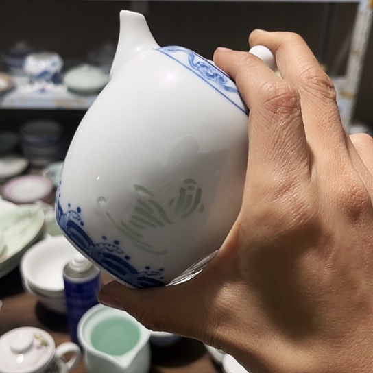 盘手绘壶一个陶瓷陶瓷陶瓷