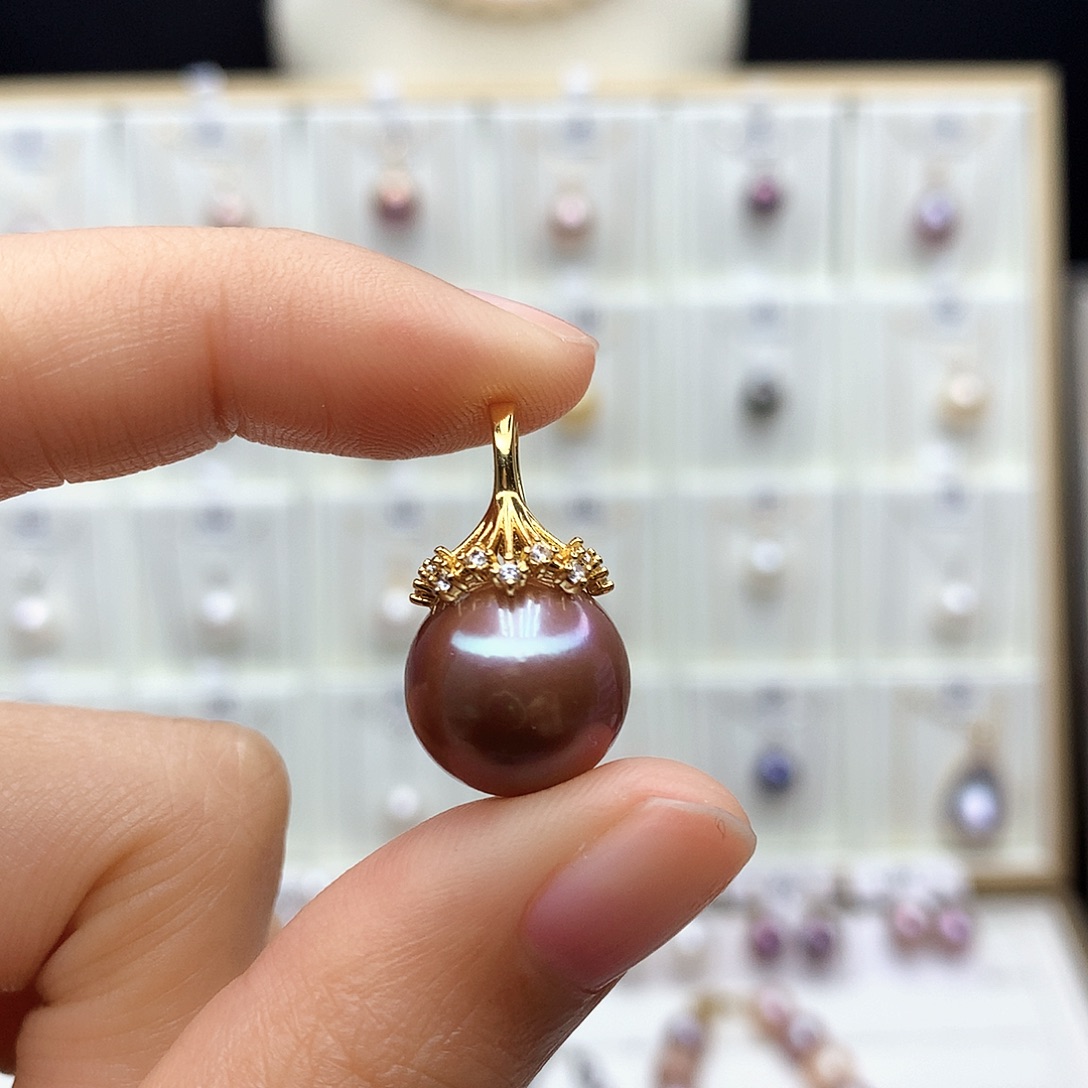 淡水珍珠颈饰合金