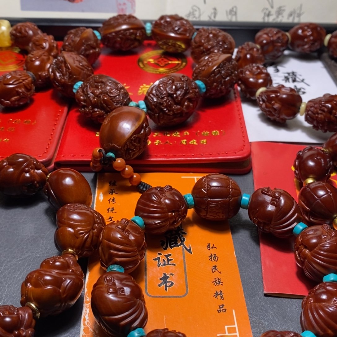 橄榄核手串/手链觅核直播间闪购链接