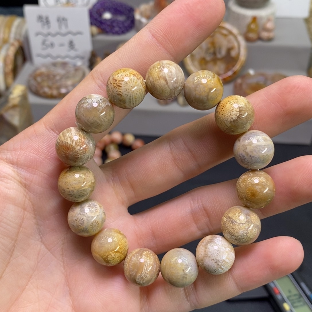 硅化玉未镶嵌手链