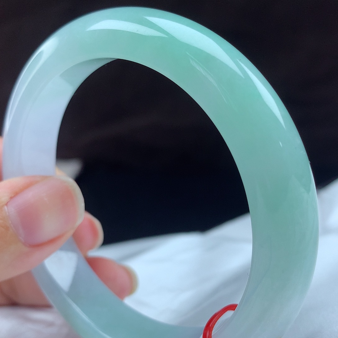 翡翠未镶嵌手镯96723，