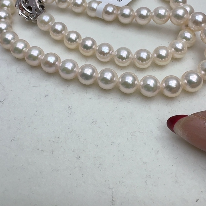 海水珍珠颈饰未镶嵌橘*酸