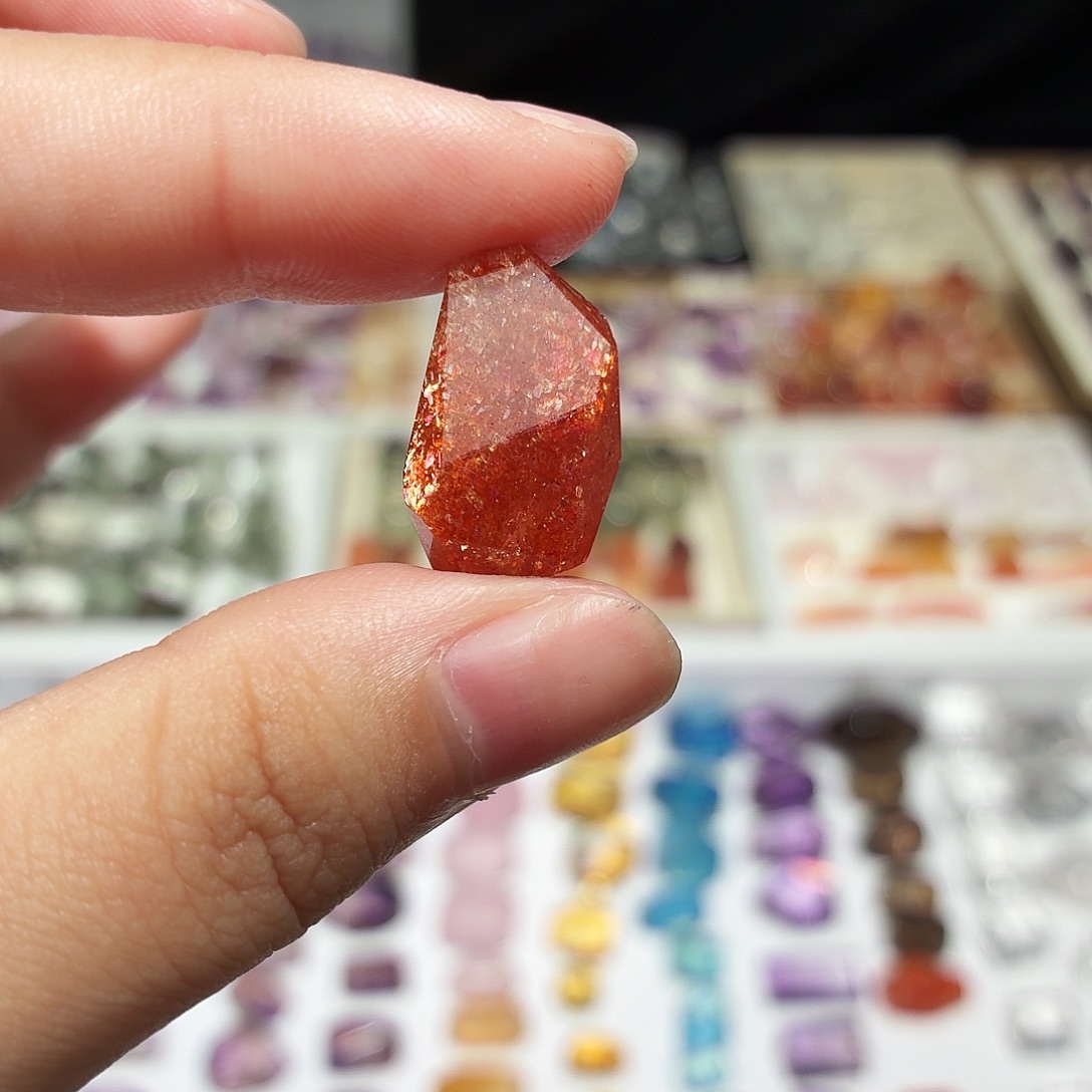 吊坠(不含链)水晶未镶嵌金太阳 随形 打孔定制不退换