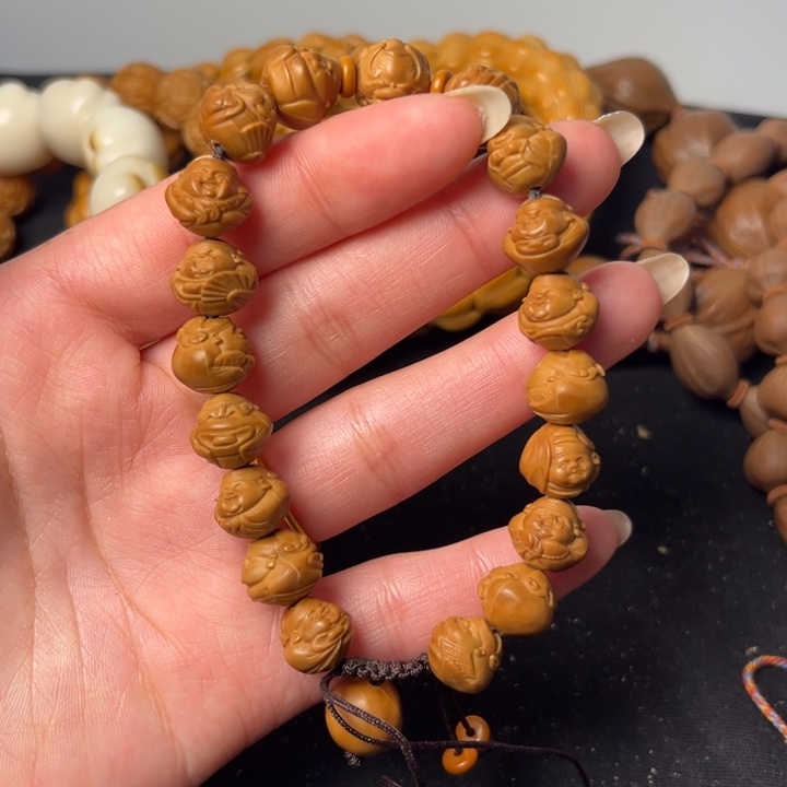 猴头核桃手串光背