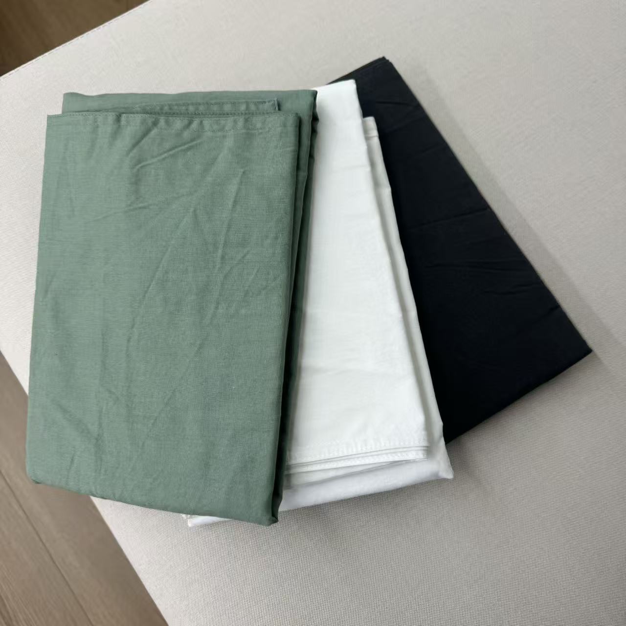 发一对 尺寸48*74cm 大厂出品 百分百纯棉枕套 双针走线