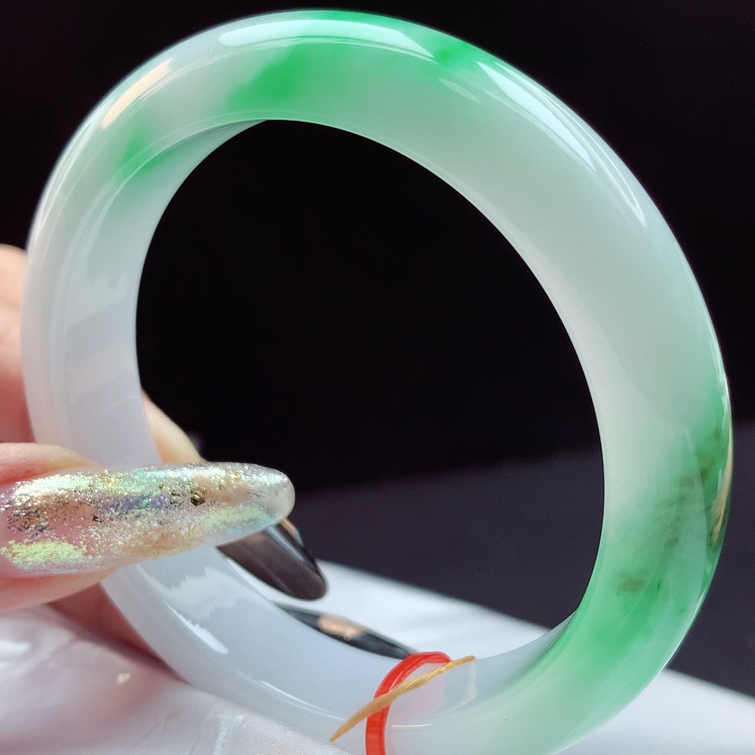 未镶嵌手镯翡翠55圈4564