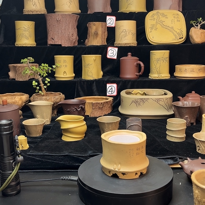 泥塑全手工制作暧茶炉