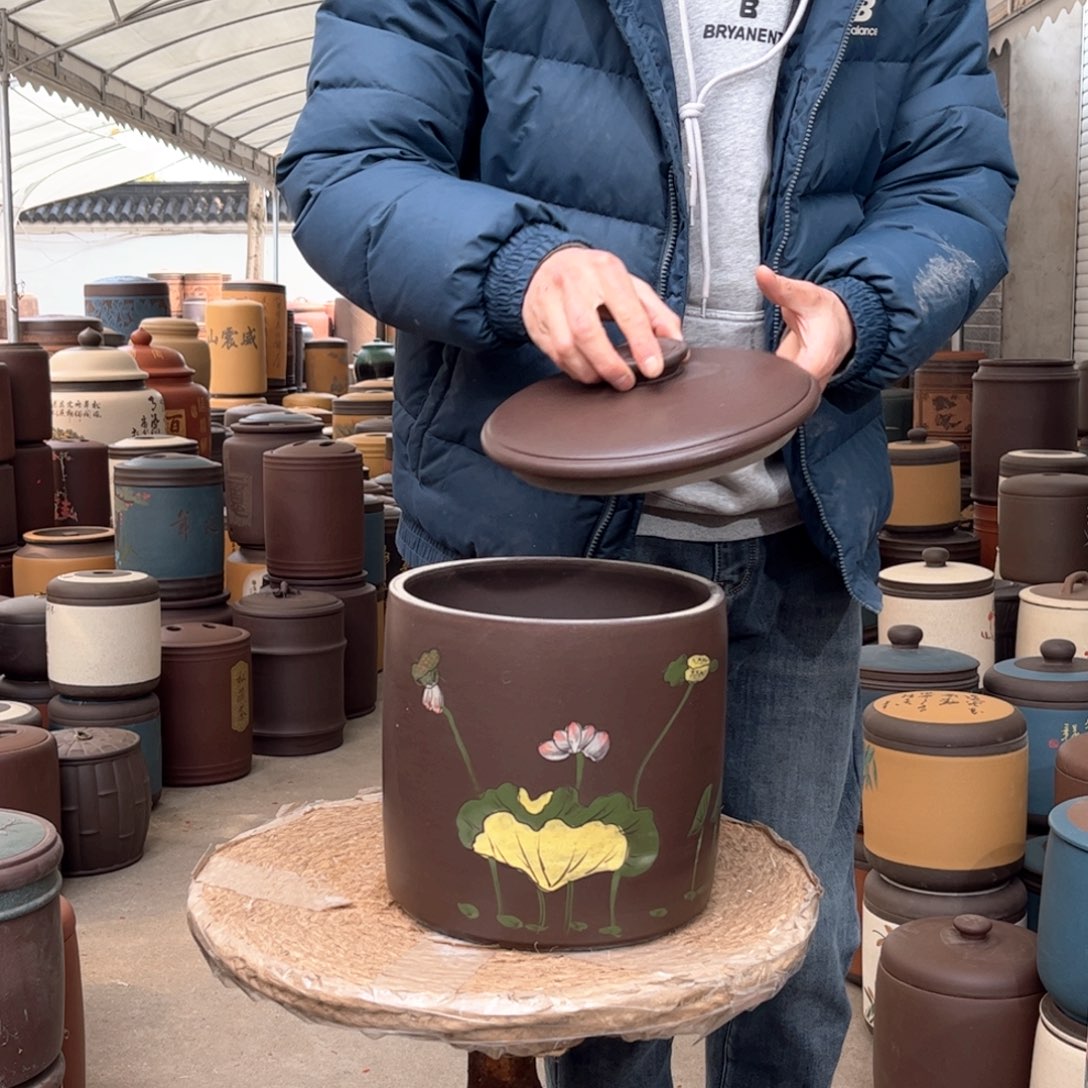 紫砂茶叶罐9 饼茶叶罐