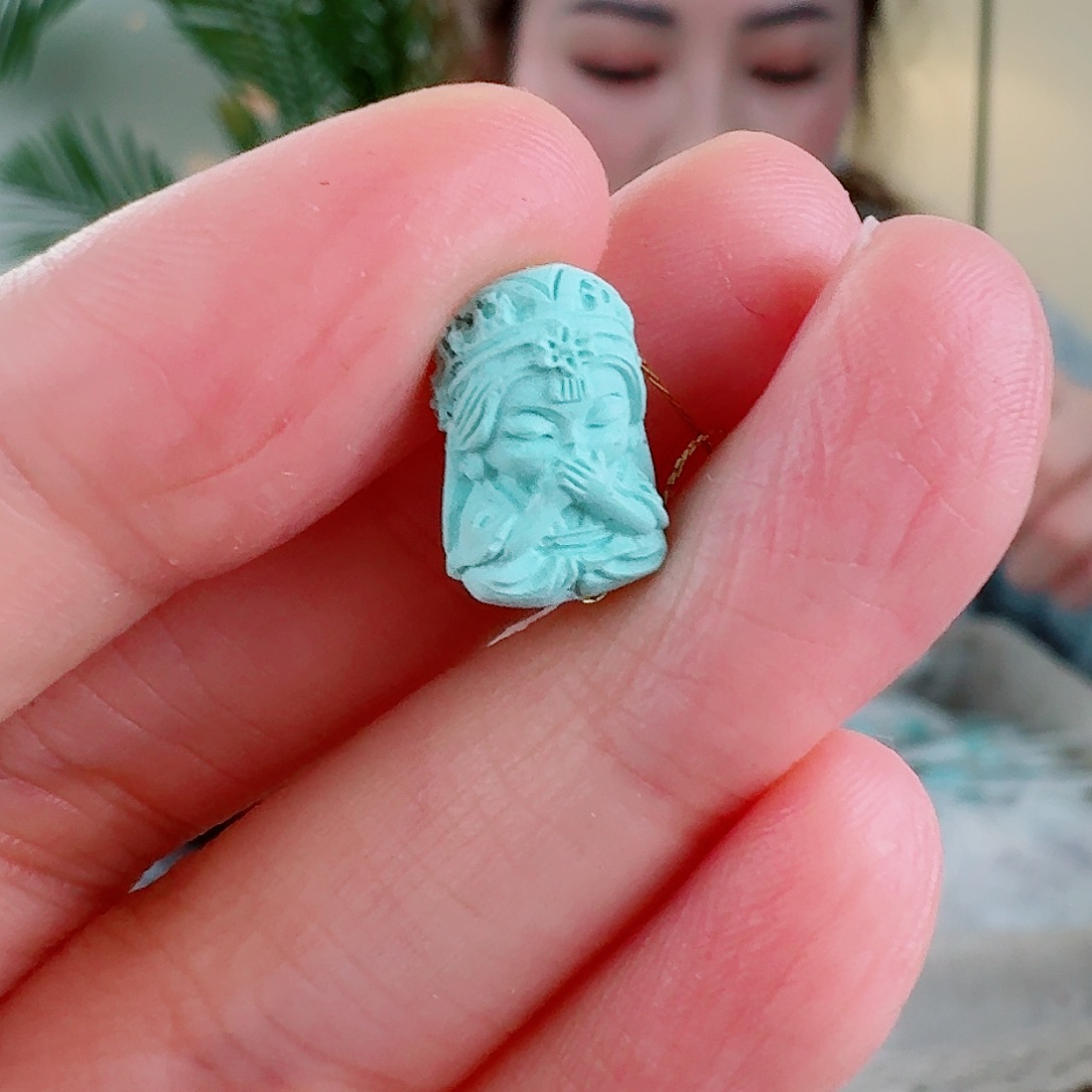 绿松石珠宝奇石未镶嵌