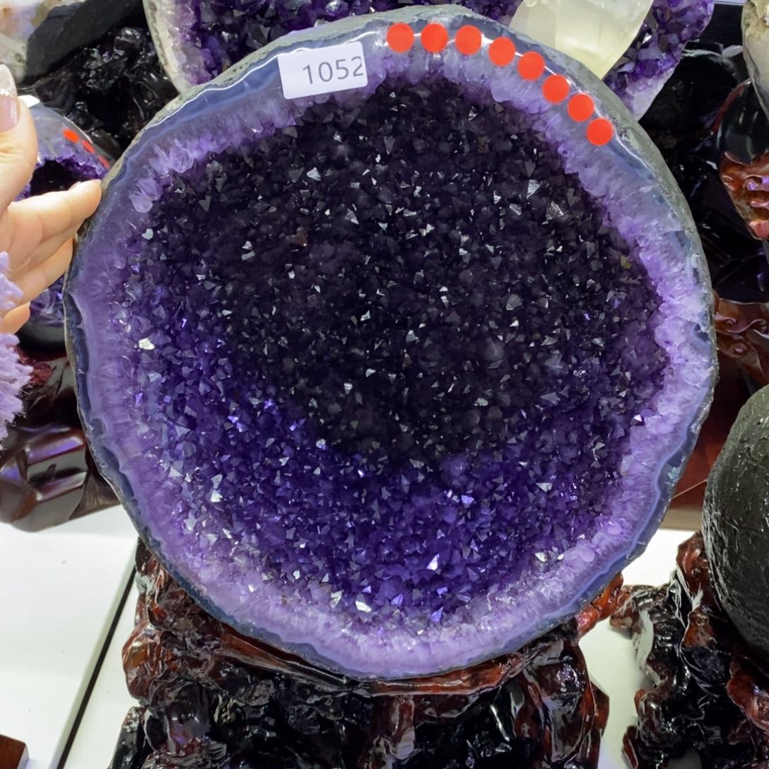 水晶摆件婷未镶嵌