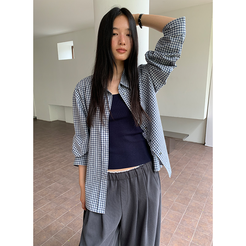 十三行~甄选70支长纤棉经典微宽直角肩设计衬衫#57232