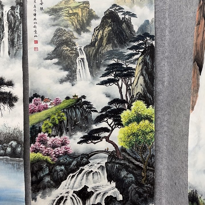 国画花鸟的翅膀和羽毛100.50