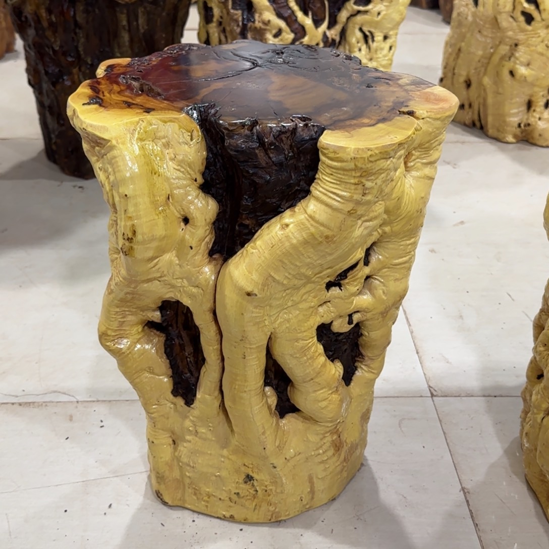琳***琳龙纹鸡心枣木手工艺品 