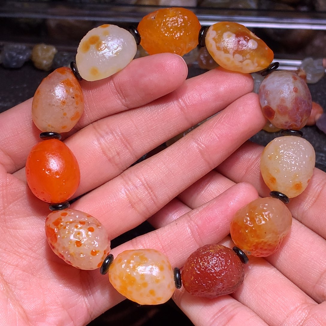 未镶嵌玛瑙/玉髓珠宝半成品