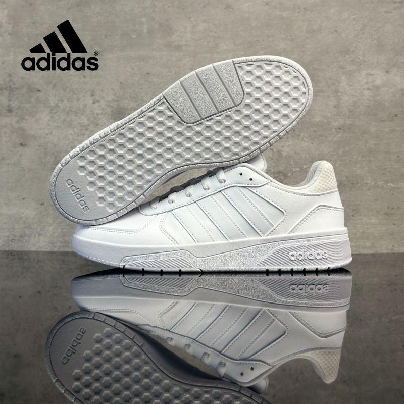 【微瑕慎拍】Adidas/阿迪达斯春夏季新小白鞋情侣运动板鞋ID9659