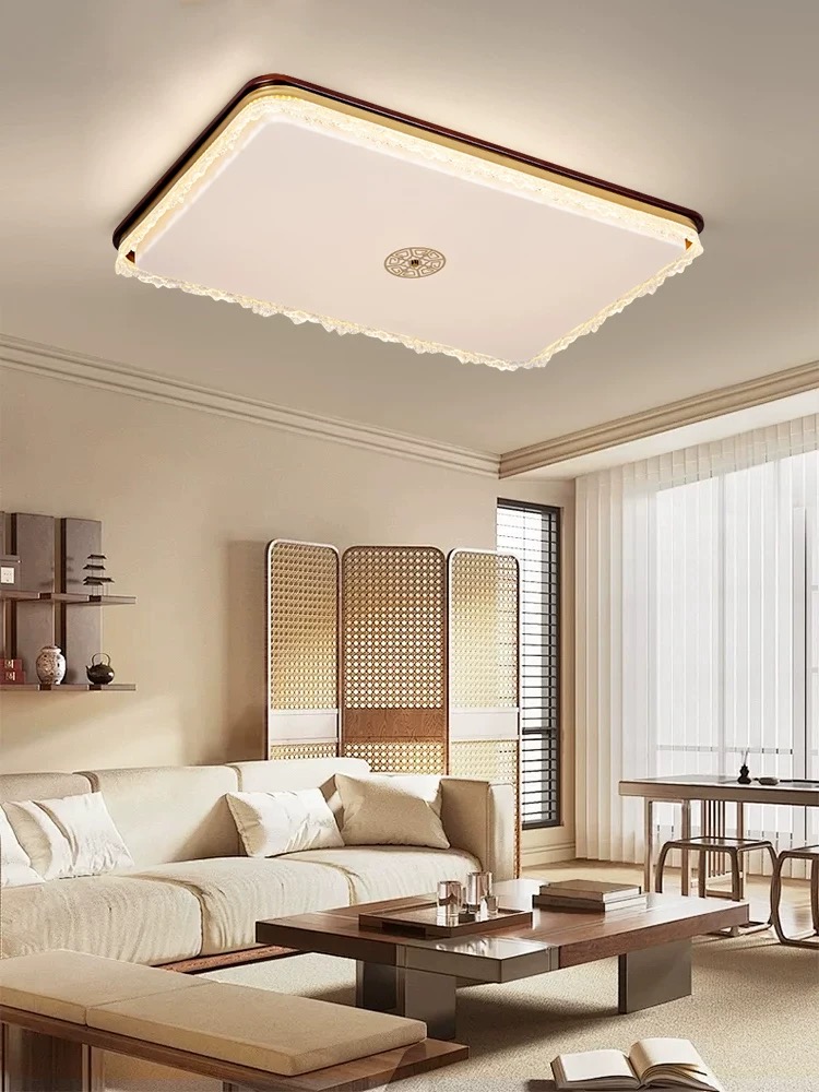 新中式灯具新款客厅灯吸顶灯现代简约大气轻奢中古2025中国风大灯