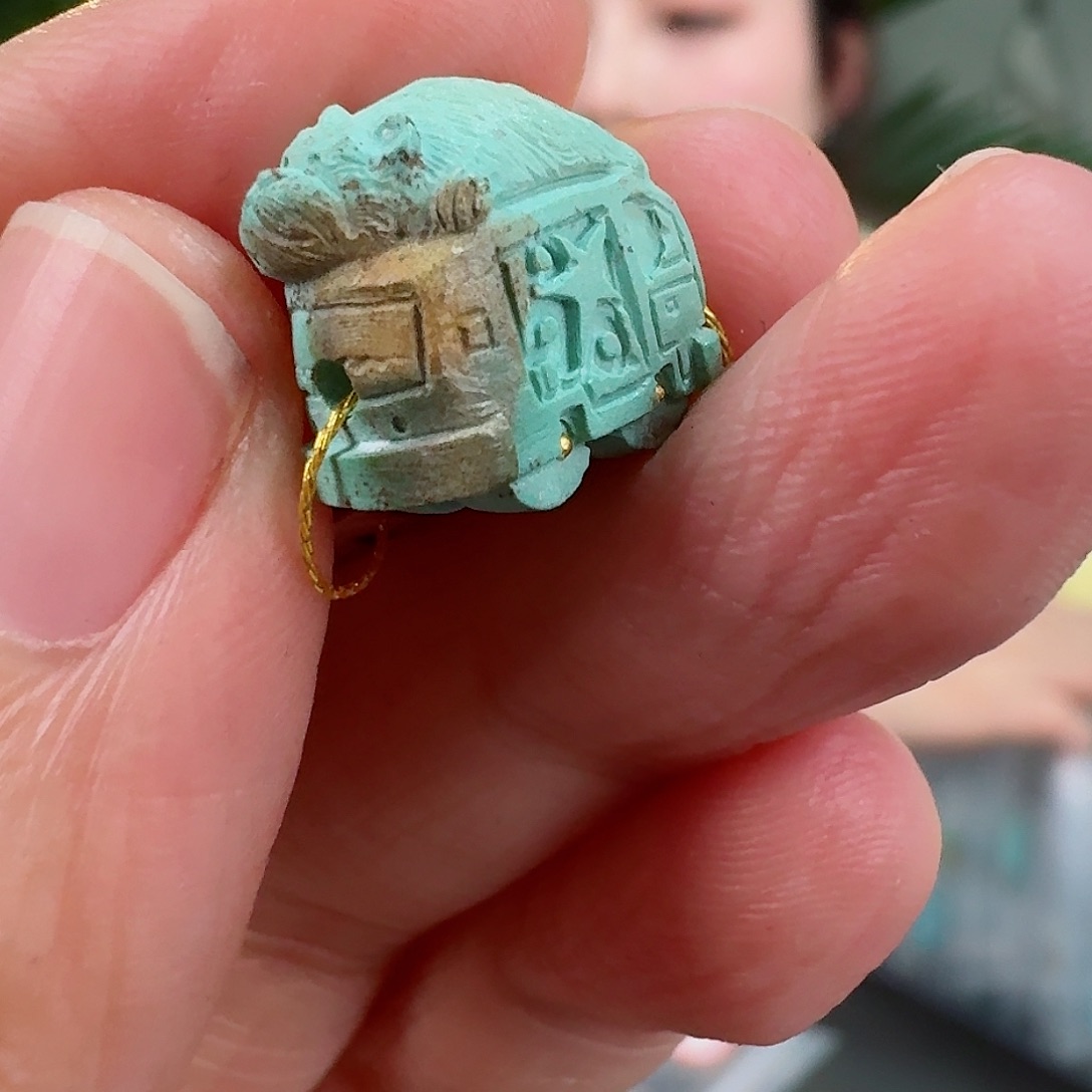 绿松石珠宝奇石未镶嵌