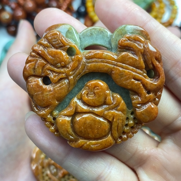 颈饰未镶嵌翡翠虎*