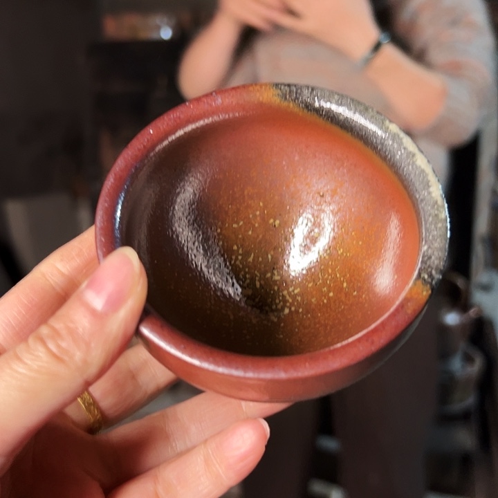 紫砂茶杯拆迁红皮龙建盏150cc