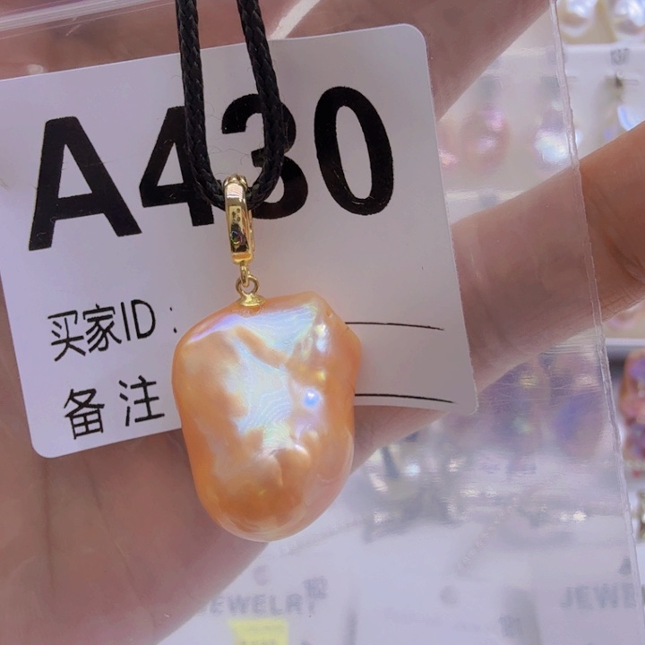 淡水珍珠银S925镶嵌颈饰