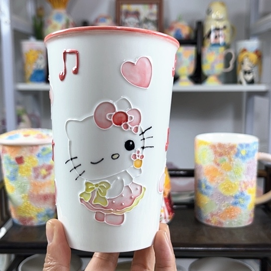 手绘高温釉下彩陶瓷