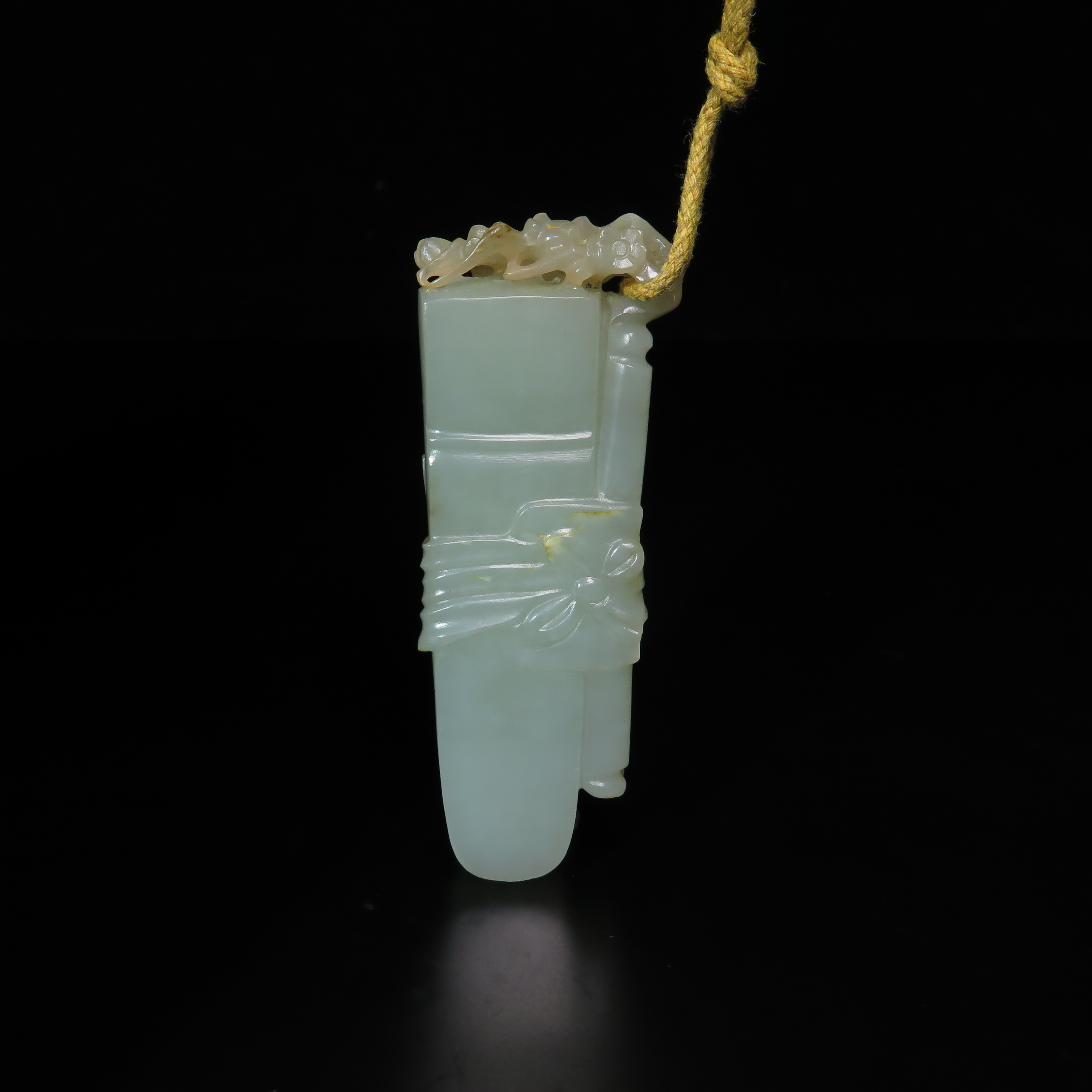 清代琴棋书画把件/MZ549632/和田玉/民族文物