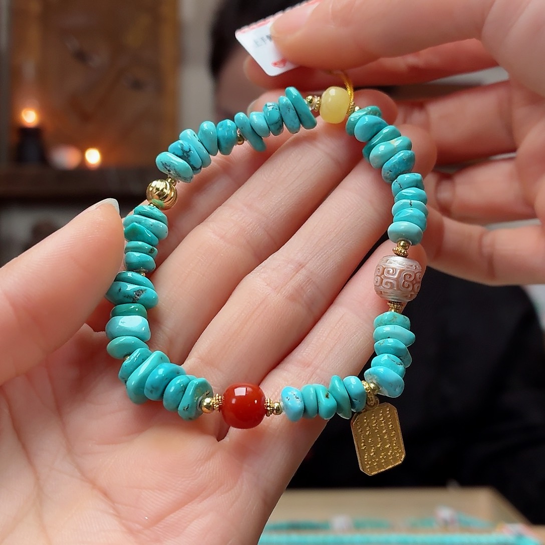 未镶嵌绿松石珠宝奇石