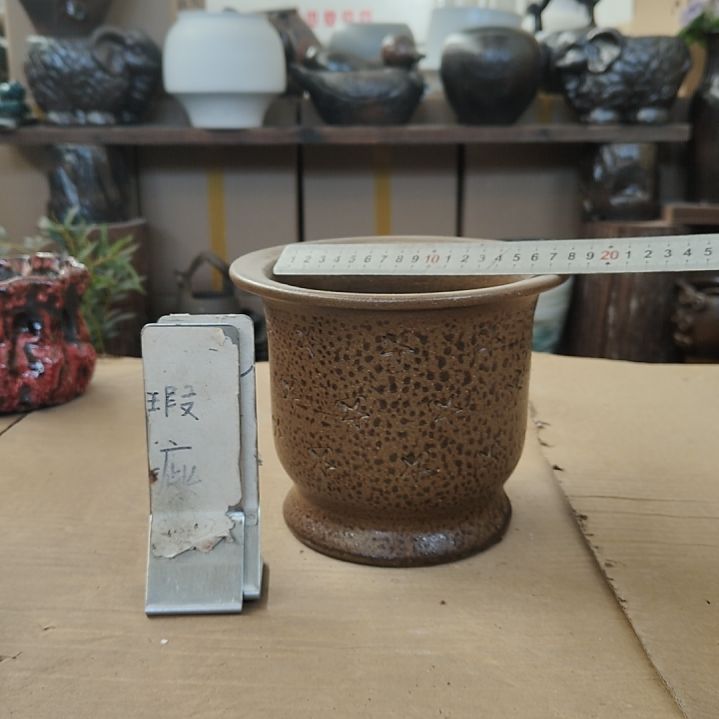 紫砂花盆色差瑕疵449999999