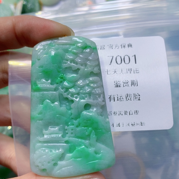 翡翠颈饰未镶嵌翡翠