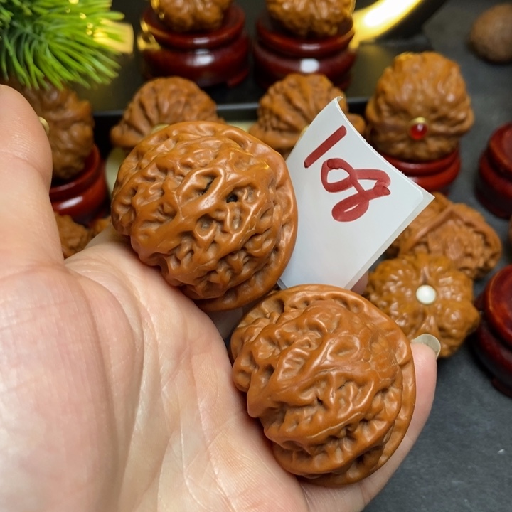 文玩核桃把件42宫灯108