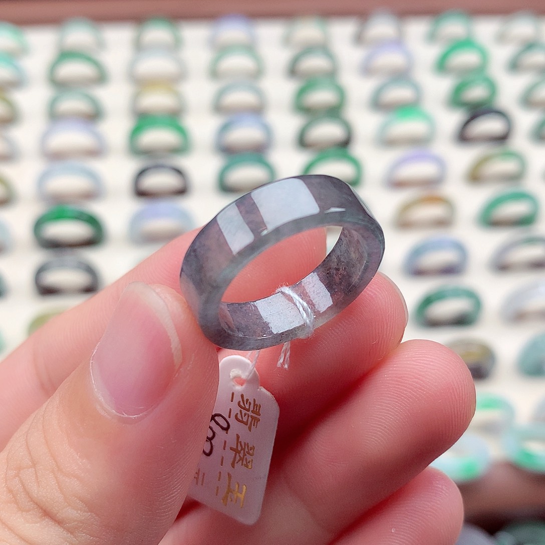 翡翠戒指未镶嵌17号 