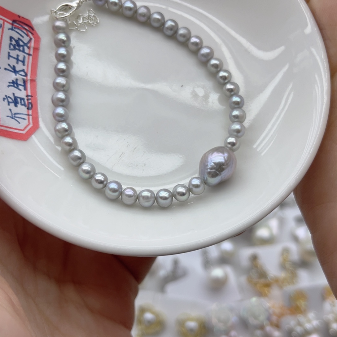 未镶嵌颈饰淡水珍珠