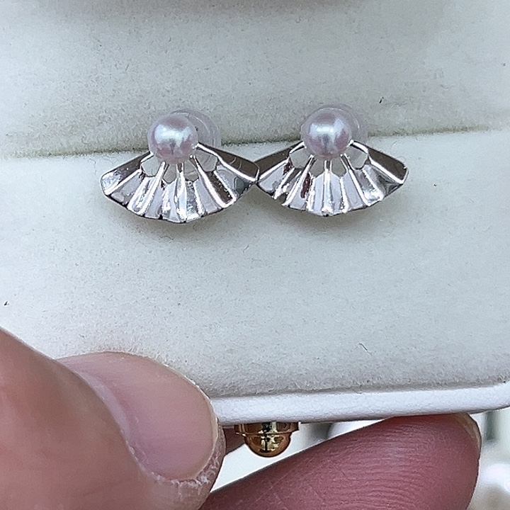 淡水珍珠颈饰银S925镶嵌