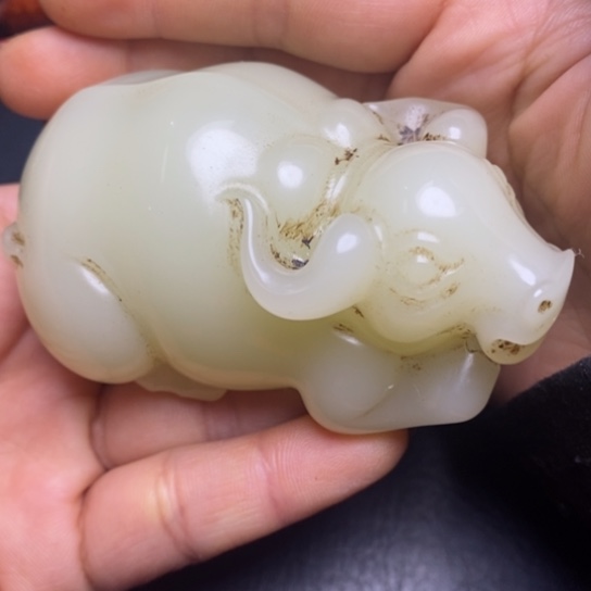 白玉菩提吊坠恭**喜