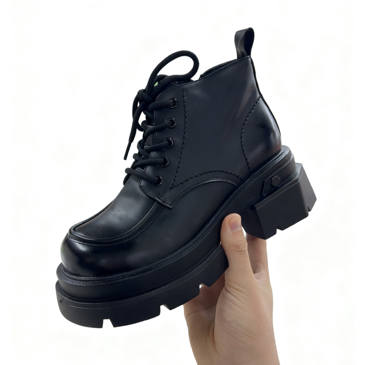 5113真皮厚底马丁靴女新款网红爆款加绒短靴英伦风洋气短靴女外贸