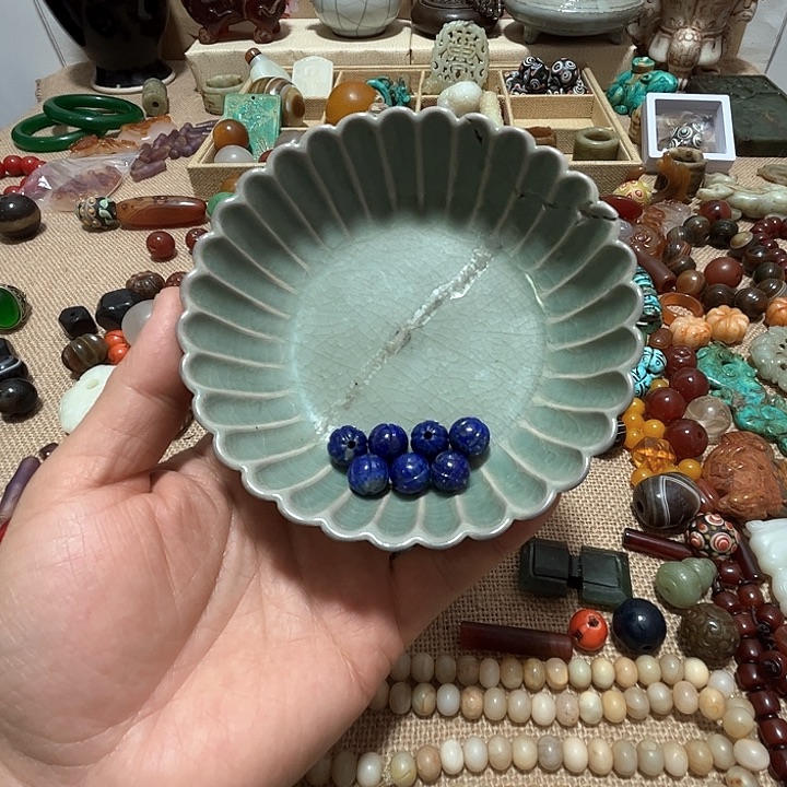 摆件命****。瓷器老物件摆件手工