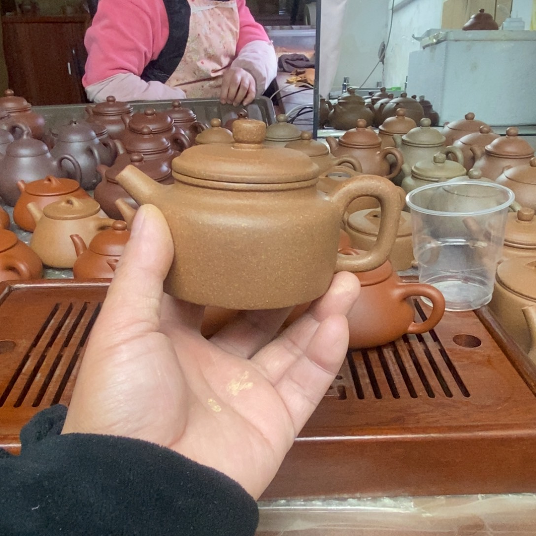 晋***通紫砂茶壶青降零添加德中壶150 cc
